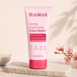 Healoram Rice Water + Niacinamide Face Wash | 100ml